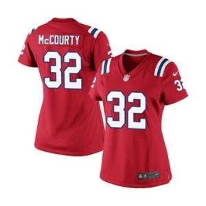 Women's Nike New England Patriots #32 Devin McCourty Red Alternate NFL Jersey