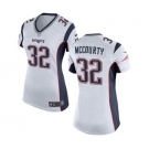 Women's Nike New England Patriots #32 Devin McCourty White NFL Jersey