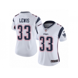 Women's Nike New England Patriots #33 Dion Lewis Vapor Untouchable Limited White NFL Jersey