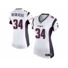 Women's Nike New England Patriots #34 Rex Burkhead Limited White NFL Jersey