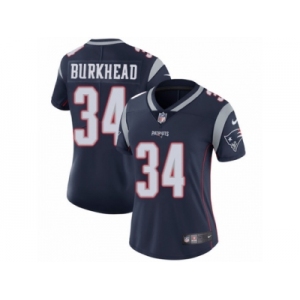 Women's Nike New England Patriots #34 Rex Burkhead Vapor Untouchable Limited Navy Blue Team Color NFL Jersey