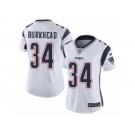 Women's Nike New England Patriots #34 Rex Burkhead Vapor Untouchable Limited White NFL Jersey