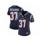 Women's Nike New England Patriots #37 Jordan Richards Vapor Untouchable Limited Navy Blue Team Color NFL Jersey