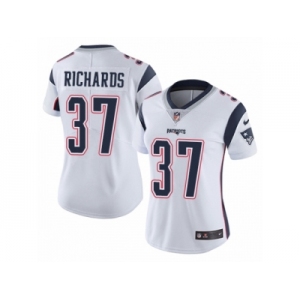 Women's Nike New England Patriots #37 Jordan Richards Vapor Untouchable Limited White NFL Jersey