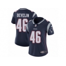 Women's Nike New England Patriots #46 James Develin Vapor Untouchable Limited Navy Blue Team Color NFL Jersey