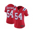 Women's Nike New England Patriots #54 Dont'a Hightower Vapor Untouchable Limited Red Alternate NFL Jersey