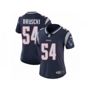 Women's Nike New England Patriots #54 Tedy Bruschi Vapor Untouchable Limited Navy Blue Team Color NFL Jersey