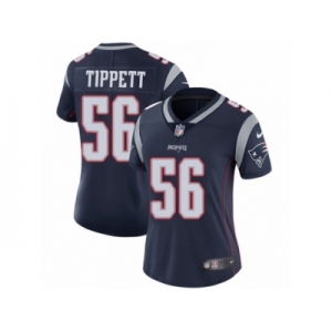 Women's Nike New England Patriots #56 Andre Tippett Vapor Untouchable Limited Navy Blue Team Color NFL Jersey