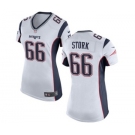 Women's Nike New England Patriots #66 Bryan Stork White NFL Jersey