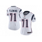 Women's Nike New England Patriots #71 Cameron Fleming Vapor Untouchable Limited White NFL Jersey