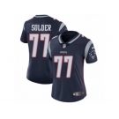 Women's Nike New England Patriots #77 Nate Solder Vapor Untouchable Limited Navy Blue Team Color NFL Jersey