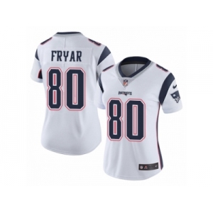 Women's Nike New England Patriots #80 Irving Fryar Vapor Untouchable Limited White NFL Jersey