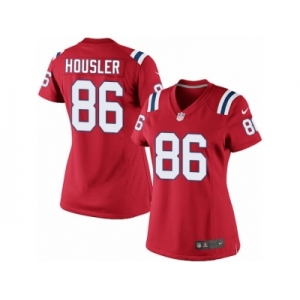 Women's Nike New England Patriots #86 Rob Housler Limited Red Alternate NFL Jersey