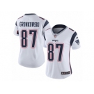 Women's Nike New England Patriots #87 Rob Gronkowski Vapor Untouchable Limited White NFL Jersey