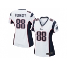 Women's Nike New England Patriots #88 Martellus Bennett White Stitched NFL New Jersey