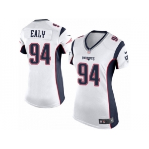 Women's Nike New England Patriots #94 Kony Ealy Limited White NFL Jersey