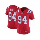 Women's Nike New England Patriots #94 Kony Ealy Vapor Untouchable Limited Red Alternate NFL Jersey