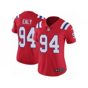 Women's Nike New England Patriots #94 Kony Ealy Vapor Untouchable Limited Red Alternate NFL Jersey