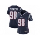 Women's Nike New England Patriots #98 Trey Flowers Vapor Untouchable Limited Navy Blue Team Color NFL Jersey