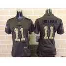 nike women nfl jerseys new england patriots #11 edelman army green[nike Limited Salute To Service]