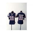 nike women nfl jerseys new england patriots #11 edelman blue[2015 new nike]