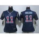 nike women nfl jerseys new england patriots #11 edelman blue[Strobe Limited]