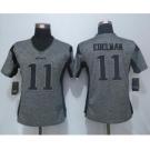 nike women nfl jerseys new england patriots #11 edelman gray[nike limited]