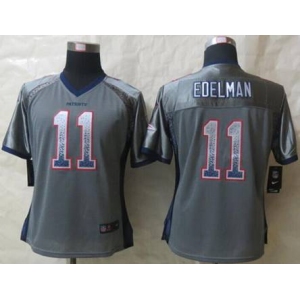 nike women nfl jerseys new england patriots #11 edelman grey[Elite drift fashion]