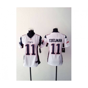 nike women nfl jerseys new england patriots #11 edelman white[2015 new nike]