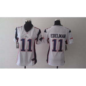 nike women nfl jerseys new england patriots #11 edelman white[nike]