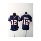 nike women nfl jerseys new england patriots #12 brady blue[2015 new nike]