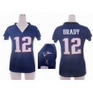 nike women nfl jerseys new england patriots #12 brady blue[draft him ii top]