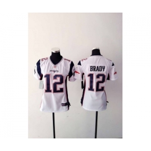 nike women nfl jerseys new england patriots #12 brady white[2015 new nike]