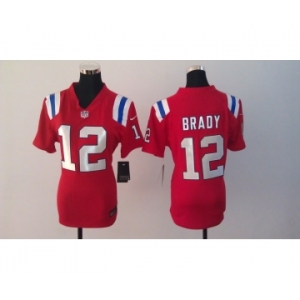 nike women nfl jerseys new england patriots #12 tom brady red[nike]