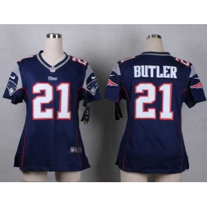 nike women nfl jerseys new england patriots #21 butler blue[nike]