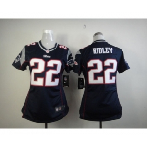 nike women nfl jerseys new england patriots #22 stevan ridley blue[nike]