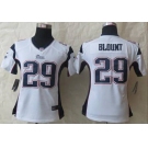 nike women nfl jerseys new england patriots #29 blount white[nike]