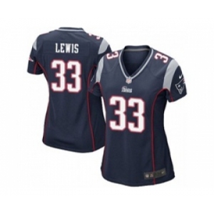 nike women nfl jerseys new england patriots #33 dion lewis blue[nike]