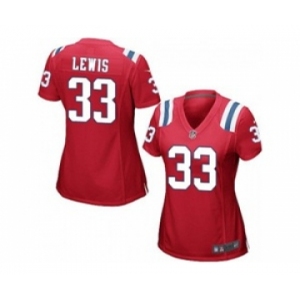 nike women nfl jerseys new england patriots #33 dion lewis red[nike]