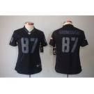 nike women nfl jerseys new england patriots #87 gronkowski black[nike impact limited]