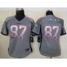 nike women nfl jerseys new england patriots #87 gronkowski grey[Elite drift fashion]