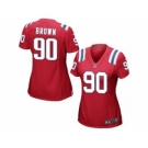 nike women nfl jerseys new england patriots #90 malcom brown red[nike]