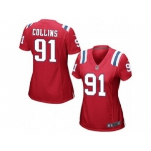 nike women nfl jerseys new england patriots #91 jamie collins red[nike]