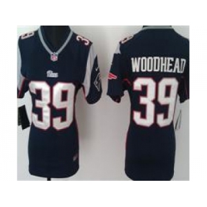 nike women nfl jerseys new england patriots#39 woodhead dk.blue[nike]