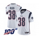 Youth New England Patriots #38 Brandon Bolden White Vapor Untouchable Limited Player 100th Season Football Jersey