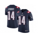 Youth Nike New England Patriots #14 Brandin Cooks Limited Navy Blue Rush NFL Jersey