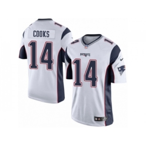 Youth Nike New England Patriots #14 Brandin Cooks Limited White NFL Jersey