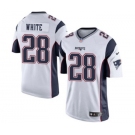 Youth Nike New England Patriots #28 James White White NFL Jersey