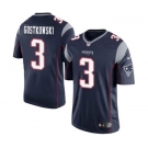 Youth Nike New England Patriots #3 Stephen Gostkowski Navy Blue Team Color NFL Jersey