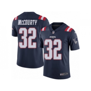 Youth Nike New England Patriots #32 Devin McCourty Limited Navy Blue Rush NFL Jersey